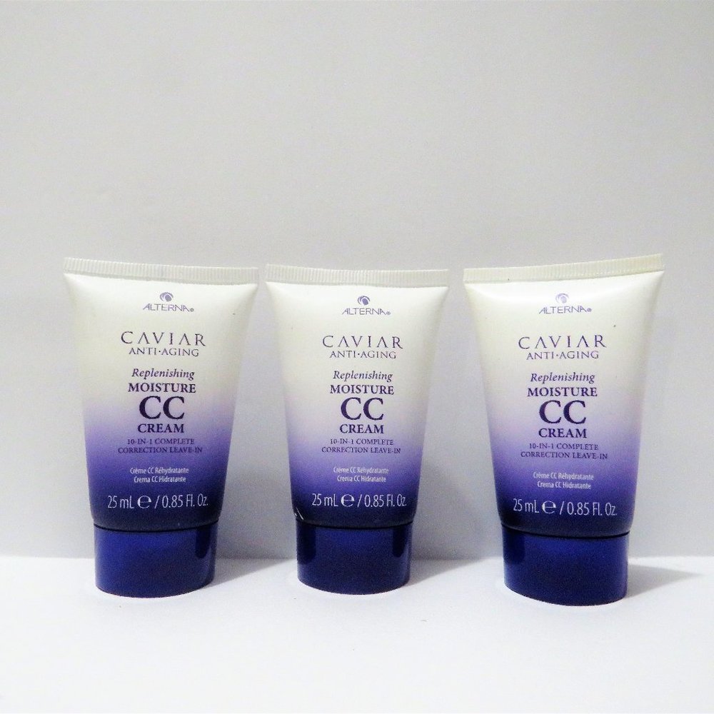 Alterna Caviar Anti-aging Replenishing Moisture CC Cream bundle of 3pc
